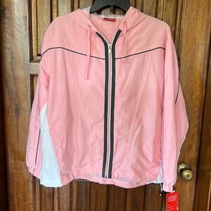 East West Lightweight Pink Jacket Large Women's Large NWT